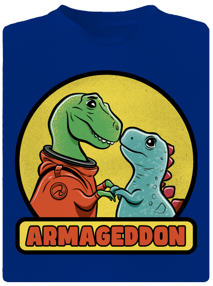 Armageddon pánske športové tričko Royal Blue Mal