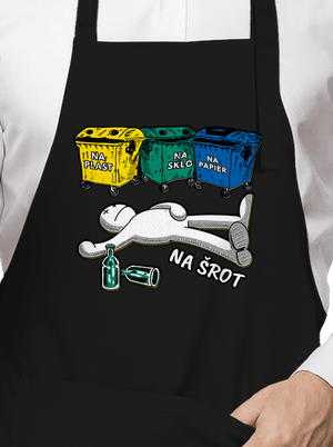 Tříděný odpad zástera Black