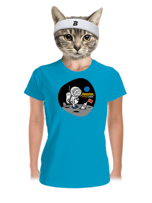 Máme problém dámske športové tričko Blue Atol