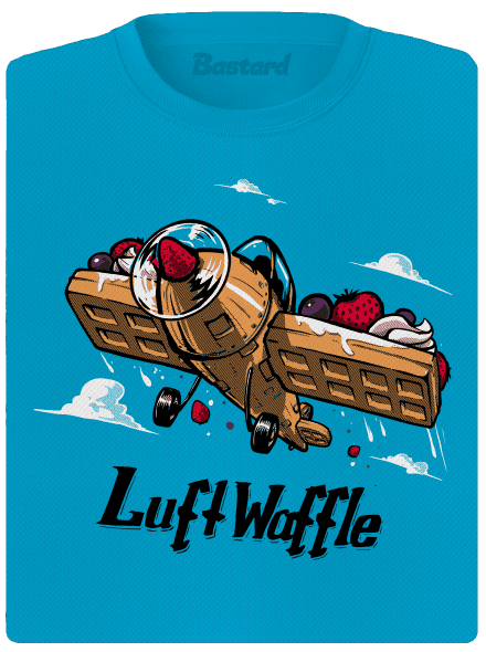 Luftwaffle dámske športové tričko Blue Atol