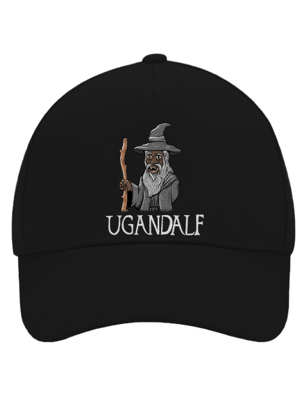 Ugandalf šiltovka baseballka Black