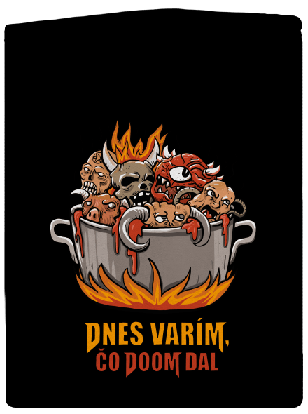 Čo Doom dal dámska mikina na zips Black