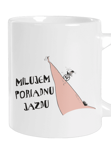 Milujem jazdu veľký hrnček White
