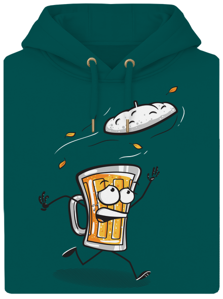 Čiapka unisex mikina premium Emerald Green