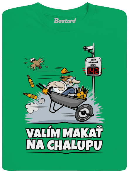 Valím na chalupu detské tričko Kelly Green