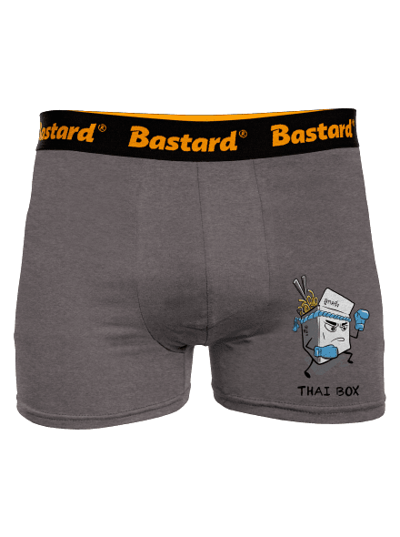 Thai box boxerky Gray Melange