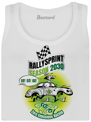 Rallysprint 2030 dámske tielko klasické White