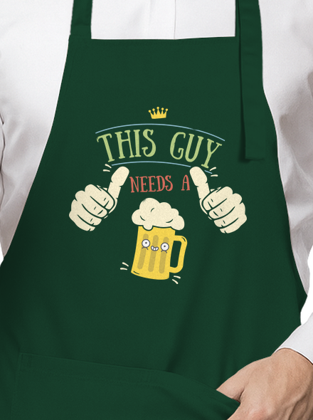 This guy needs a beer zástera Bottle Green