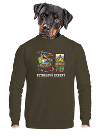 unisex mikina bez kapucne