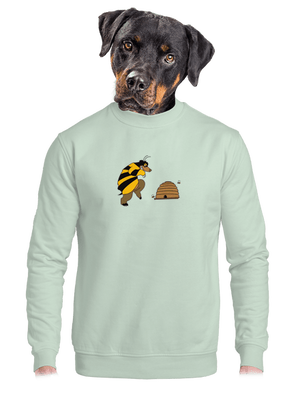 unisex mikina bez kapucne