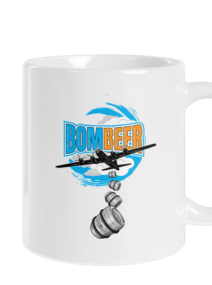 BomBeer klasický hrnček White