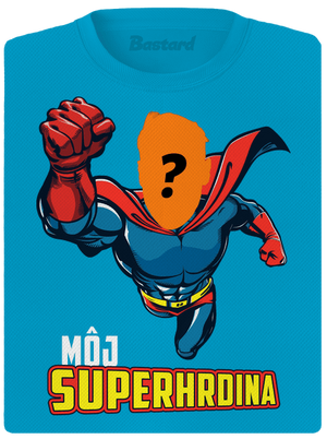 Môj superhrdina dámske športové tričko Blue Atol