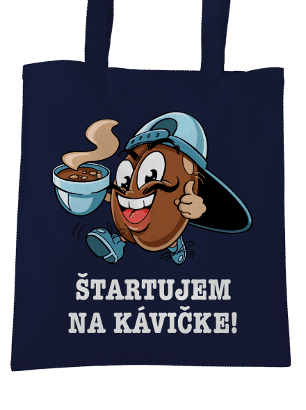 Štartujem na kávičke taška French Navy