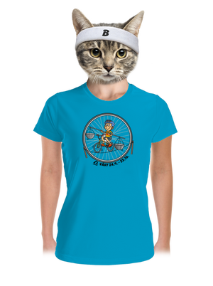 Cyklistický horoskop: Váhy dámske športové tričko Blue Atol