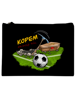 Kopem za svoj tím taštička Black