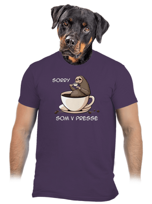 V presse pánske tričko Urban Purple