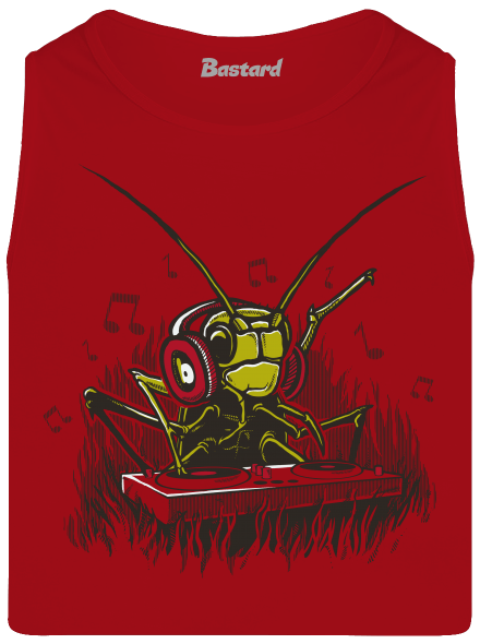 DJ Cvrček pánske tielko Red