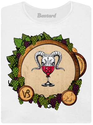 Vínny horoskop: Kozorožec dámske tričko White