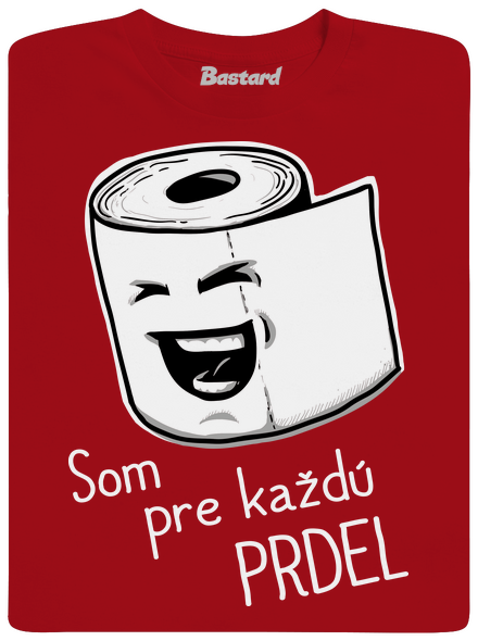 Prdel pánske dlhý rukáv Red