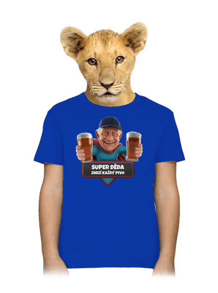 Super dedo detské tričko Royal Blue