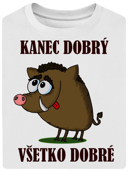 Kanec dobrý unisex tričko oversized White