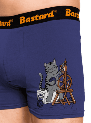 Mačka pradie boxerky Blue Navy