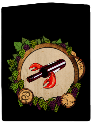 Vínny horoskop: Rak dámska mikina na zips Black