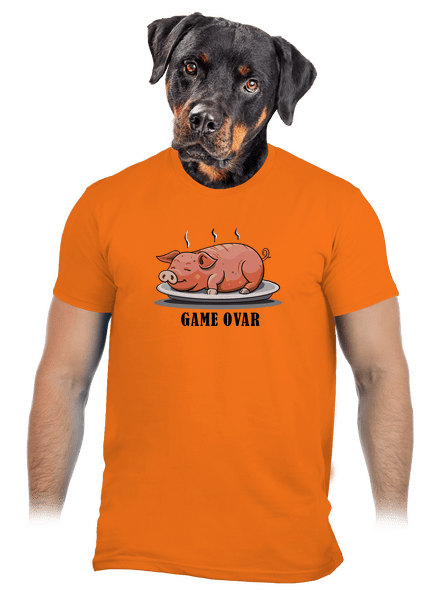 Game ovar pánske tričko Orange