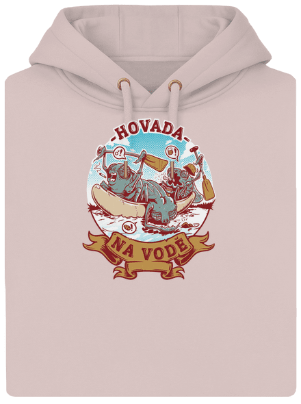Hovädá na vode unisex mikina premium Rose Chalk