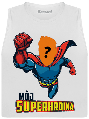 Môj superhrdina dámske tielko voľné White