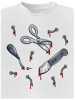 Halloween náradie detské športové tričko White