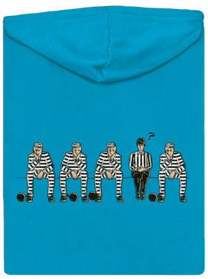 Nevinný dámska mikina na zips Blue Atol