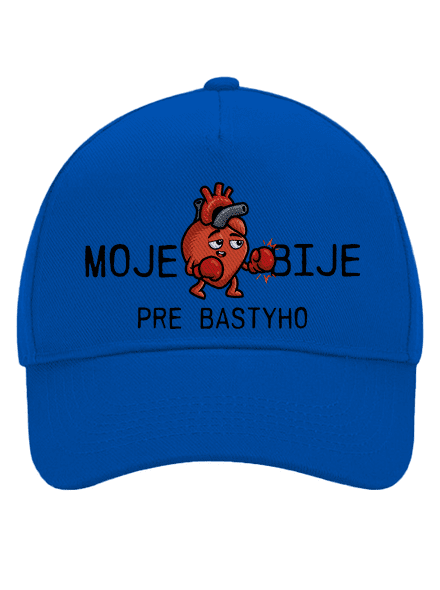 Moje srdce bije šiltovka baseballka Bright Royal