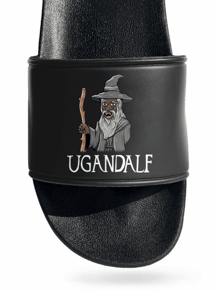 Ugandalf šľapky Black