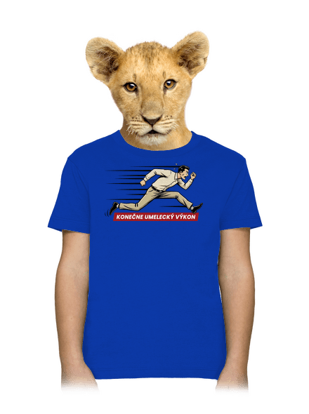 Umelecký výkon detské tričko Royal Blue