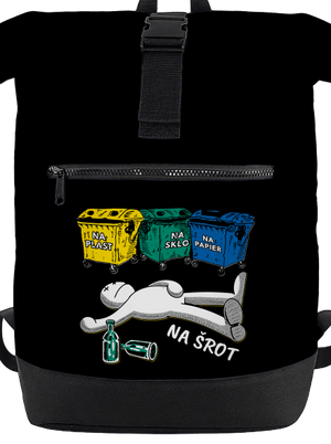 Tříděný odpad batoh Black