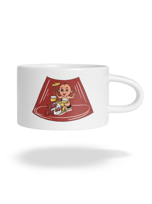 Bubeníček hrnček makronka White