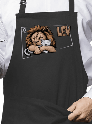 Mačací horoskop: Lev zástera Dark Grey