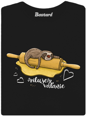 Milujem váľanie dámske tričko Black