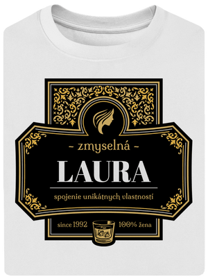 Alkoholová etiketa unisex tričko oversized White