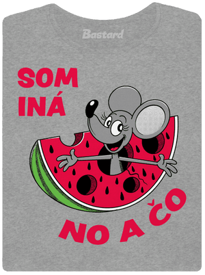 Som iná dámske tričko Dark Gray Melange