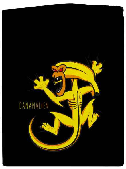 Bananalien dámska mikina na zips Black