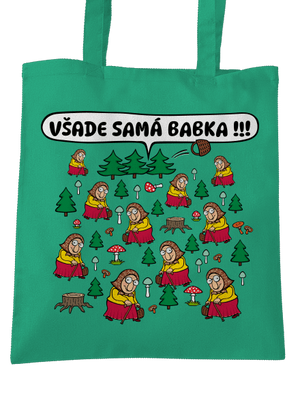 Všade samá babka taška Mint