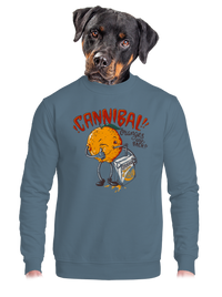 unisex mikina bez kapucne