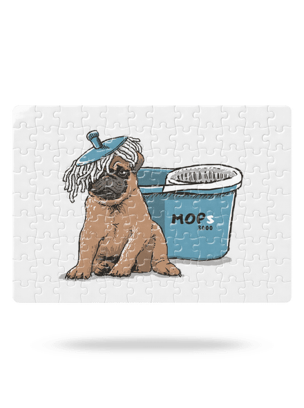 Mops puzzle White