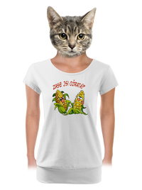 dámske tričko s lemom