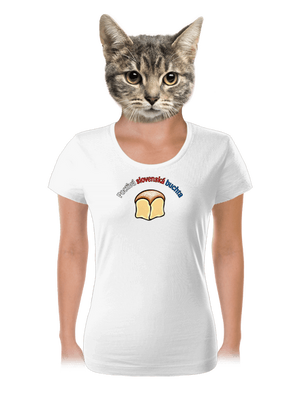 Poctivá buchta a klobása dámske tričko White