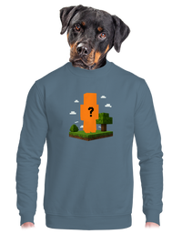 unisex mikina bez kapucne