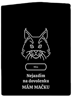 Nemôžem, mám mačku dámska mikina na zips Black