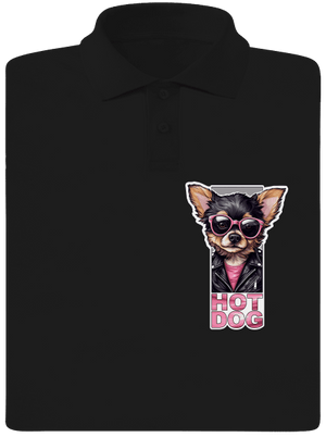 Very hot dog pánska polokošeľa Black